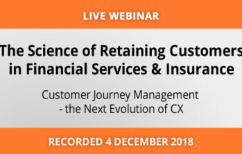 Customer Journey Management for Financial Services & Insurance