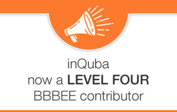 inQuba now a LEVEL FOUR BBBEE contributor